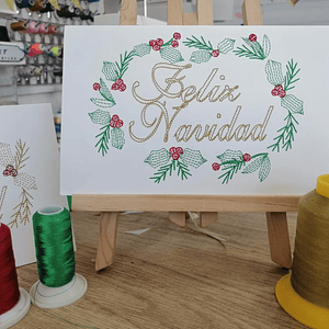 Kit #9 hagalo ud. mismo: tarjeta feliz navidad