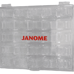 Carrete transparente caja 25 unid. janome