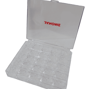 Carrete transparente caja 25 unid. janome