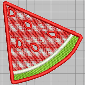 Matriz encaje libre adorno sandía