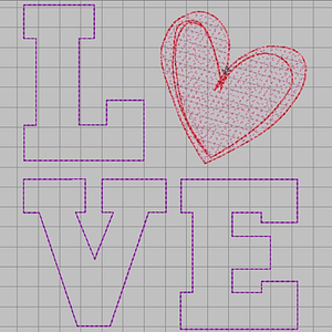 Matriz dia enamorados #12 tarjeta love