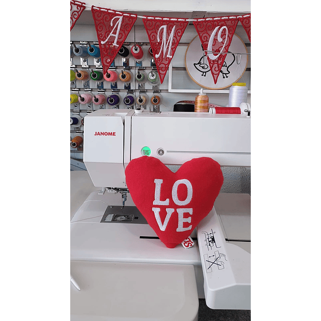 Matriz dia enamorados #14 peluche corazon love