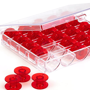 Carretes rojo caja 25 unid.