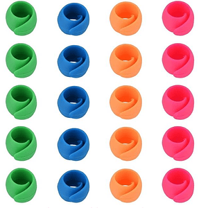 Abrazadera hilos silicona set 10 un.