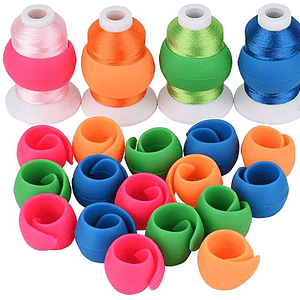 Abrazadera hilos silicona set 10 un.