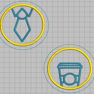 M#4 matriz papá posavasos