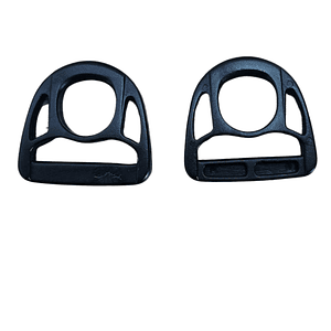 Hebilla plastica tipo d 25mm 100 uns.