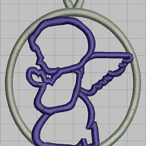 Matriz free standing lace angel 2