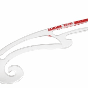 Regla cercha 5mm transparente