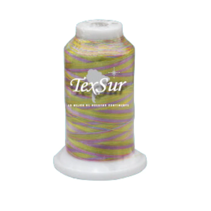 M051 hilo de bordar matizado texsur arcoiris 1000 mts. 1
