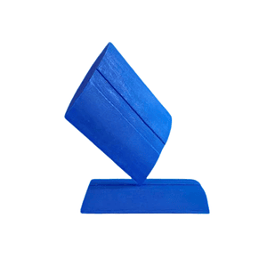 Tiza cera unidad azul