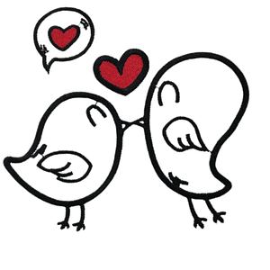 Matriz dia enamorados #4 2 pajaritos