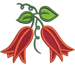 Matriz fiestas patrias #26 copihue