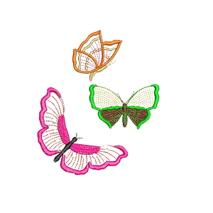 Matriz primavera #3 3 mariposas