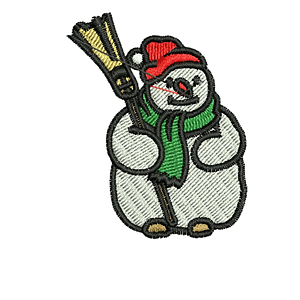 #3 matriz invierno hombre de nieve