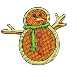 Matriz navideña #4 hombre de nieve