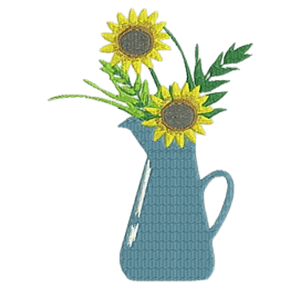 M#7 matriz jarro girasoles