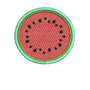 Matriz encaje libre posavaso sandía