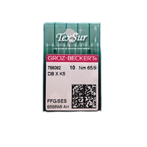 Aguja de bordar groz-beckert industrial #65 paleta