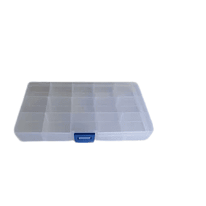 Caja plastica con divisiones