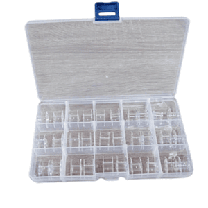 Caja plastica con 30 carretes