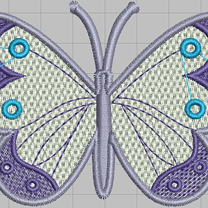 Matriz mariposa encaje libre