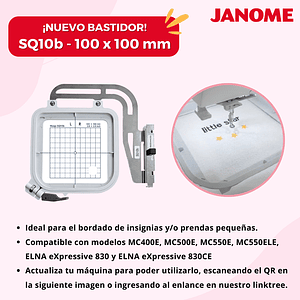 Bastidor sq10b hoop de 100×100 mm