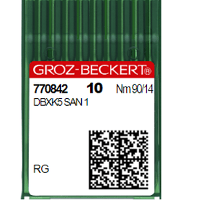 Aguja de bordar gebedur groz-beckert #90 paleta