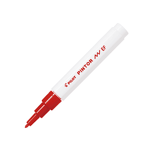 Corrector bordado pintor fino rojo