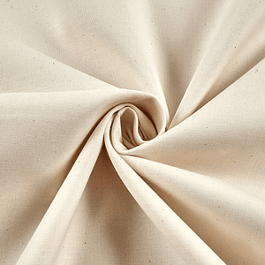 Tela crea cruda 100% algodon 1 mt. x 1.60 mt.