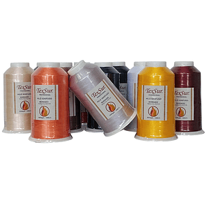 1412big hilo bordar ignifugo rojo 5000 yds.