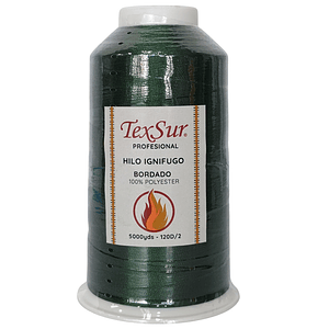 1813big hilo bordar ignifugo verde 5000 yds.