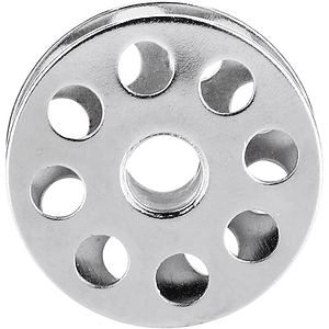 Carrete máquina recta metálico c/ perforación # 270010