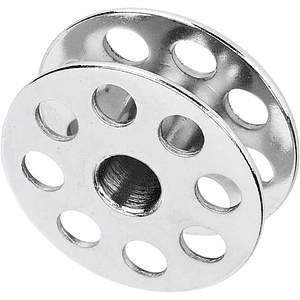 Carrete máquina recta metálico c/ perforación # 270010