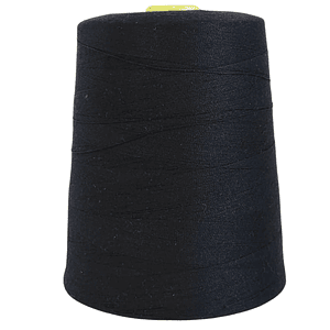 Hilo 50 20/2 telas gruesas negro 5.000 yd.