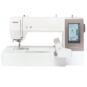 Bordadora janome mc550 + set 24 hilos bordado 1.000 mts.