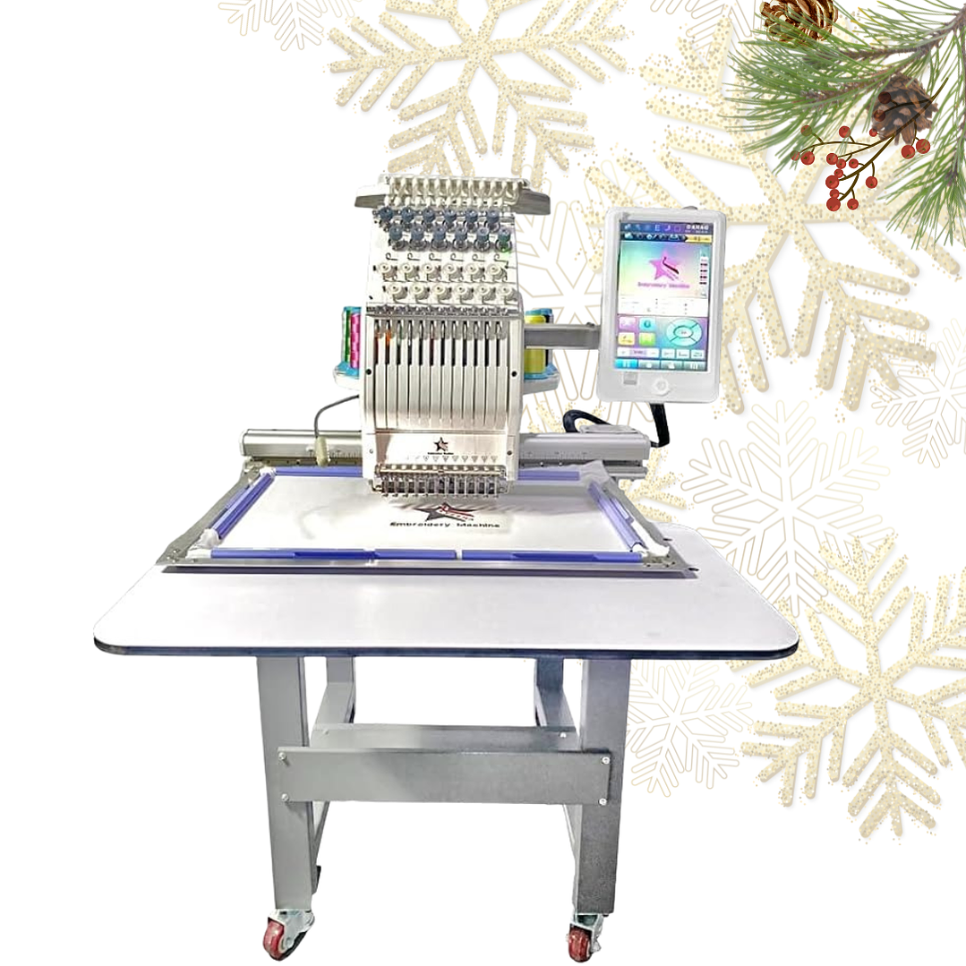 Maquina bordadora computarizada re-1201 1