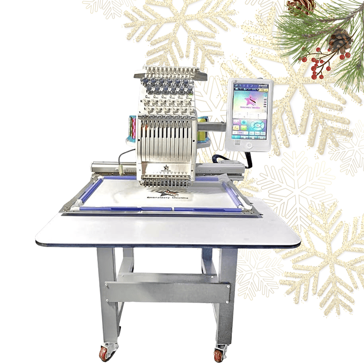 Maquina bordadora computarizada re-1201 1