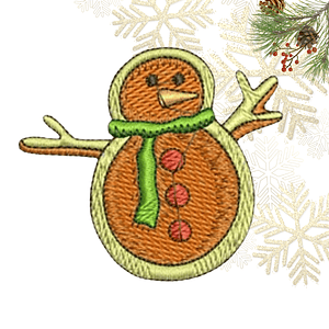 Matriz navideña #4 hombre de nieve