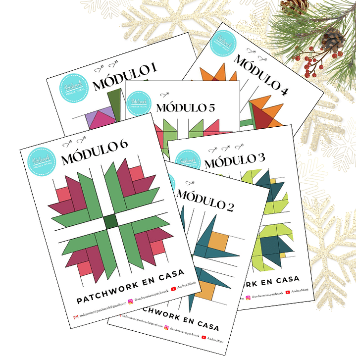 Pack 6 modulos patchwork 1