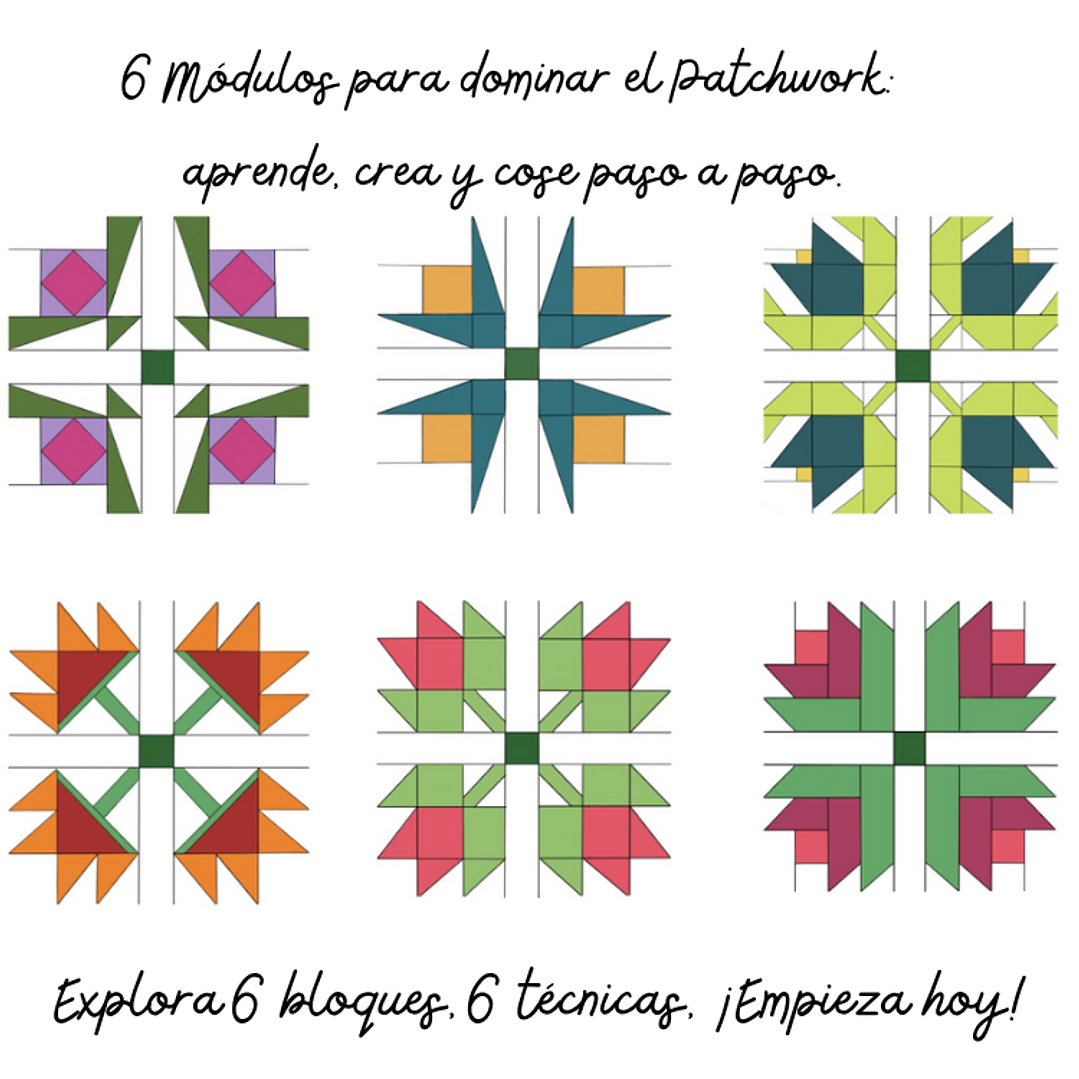 Pack 6 modulos patchwork 3
