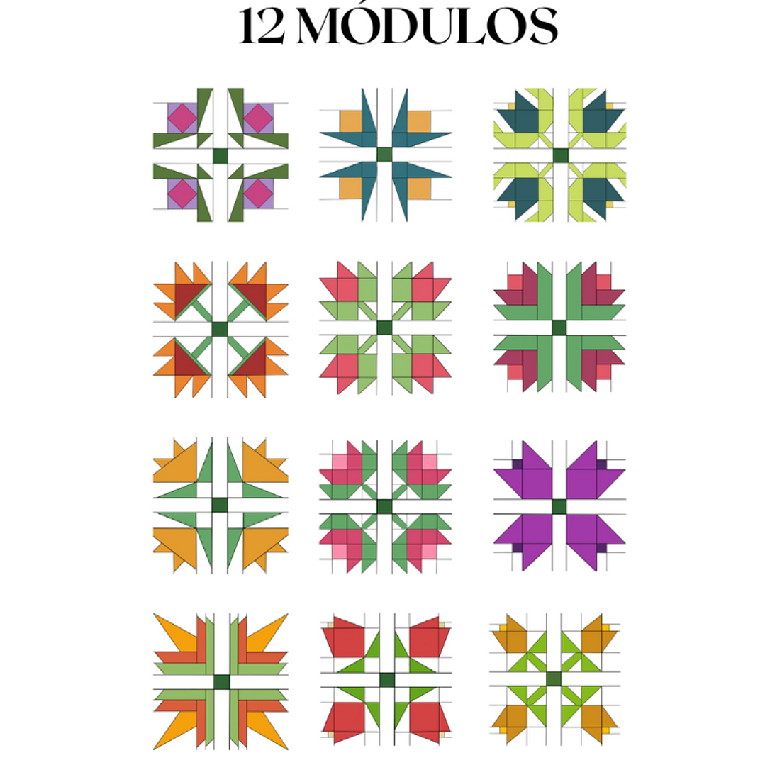 Pack 6 modulos patchwork 4