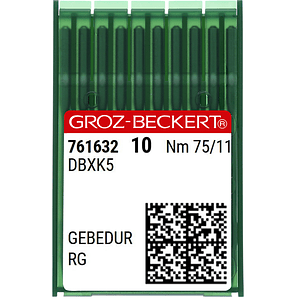 Aguja de bordar gebedur groz-beckert #75 paleta