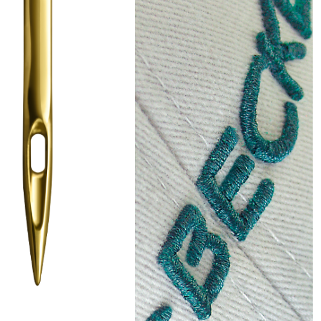 Aguja bordar gebedur lurex san1 #70 paleta 5