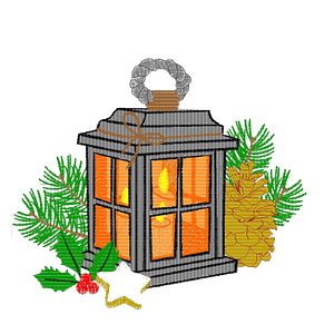 Matriz #12 lampara navideña