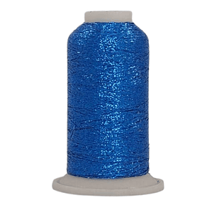 Fmx3155 hilo de bordar glitter azul texsur 1000 mts.