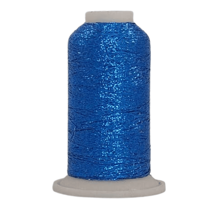 Fmx3155 hilo de bordar glitter azul texsur 1000 mts. 1