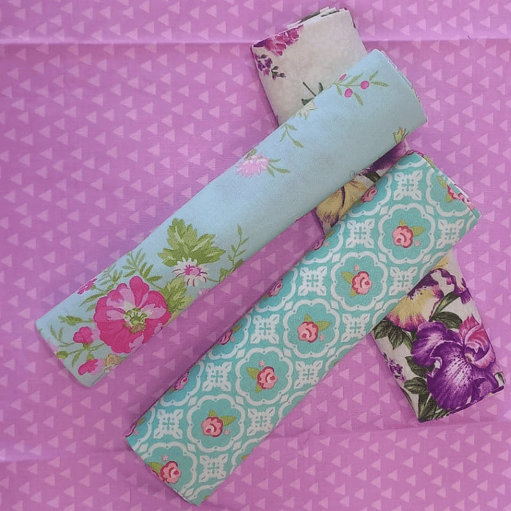 Set 4 telas 100% algodón patchwork 1 mt. 2