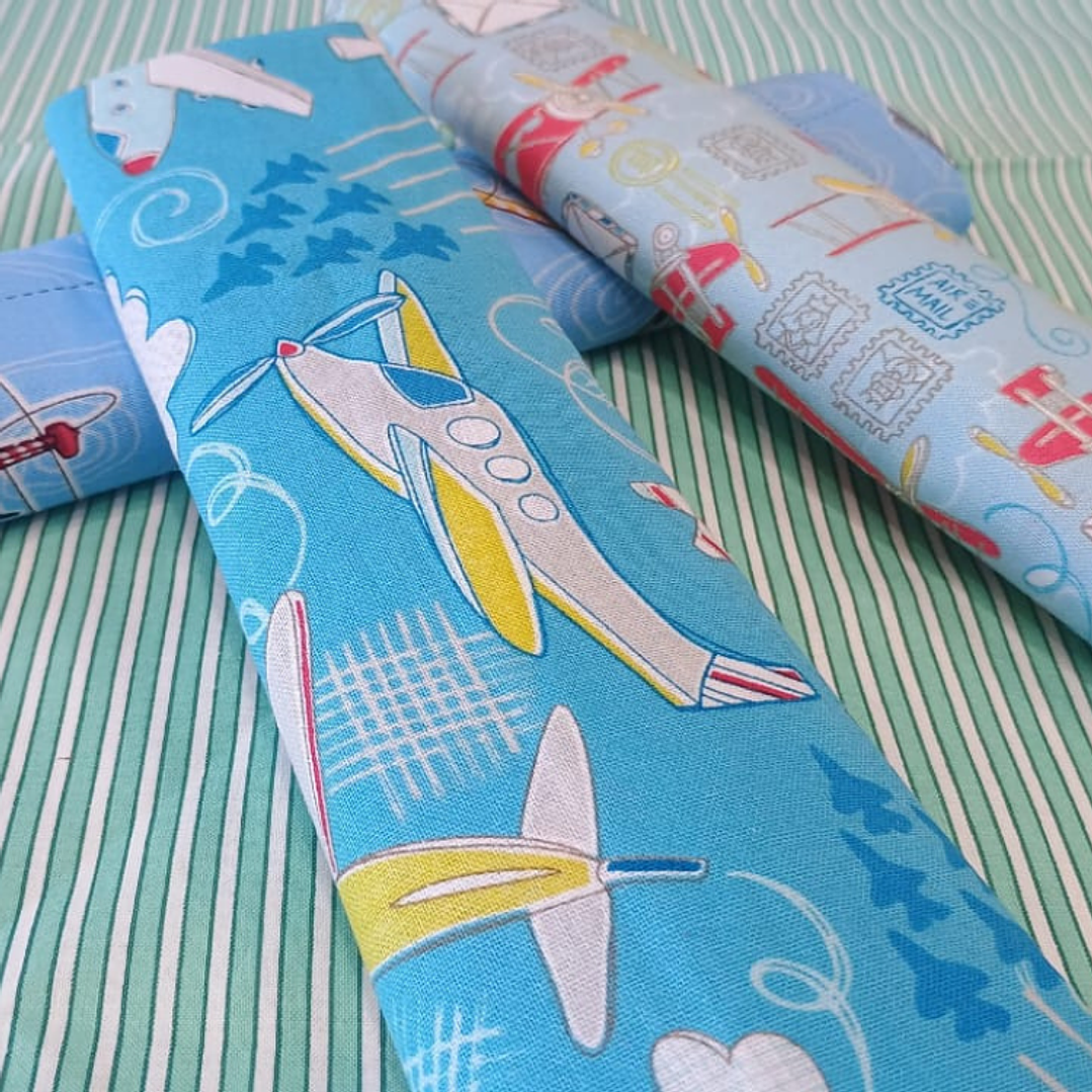 Set 4 telas 100% algodón patchwork 1 mt. 1