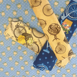 Set 4 telas 100% algodón patchwork 1 mt.